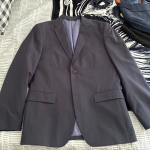 Perry Ellis pinstriped sports coat
